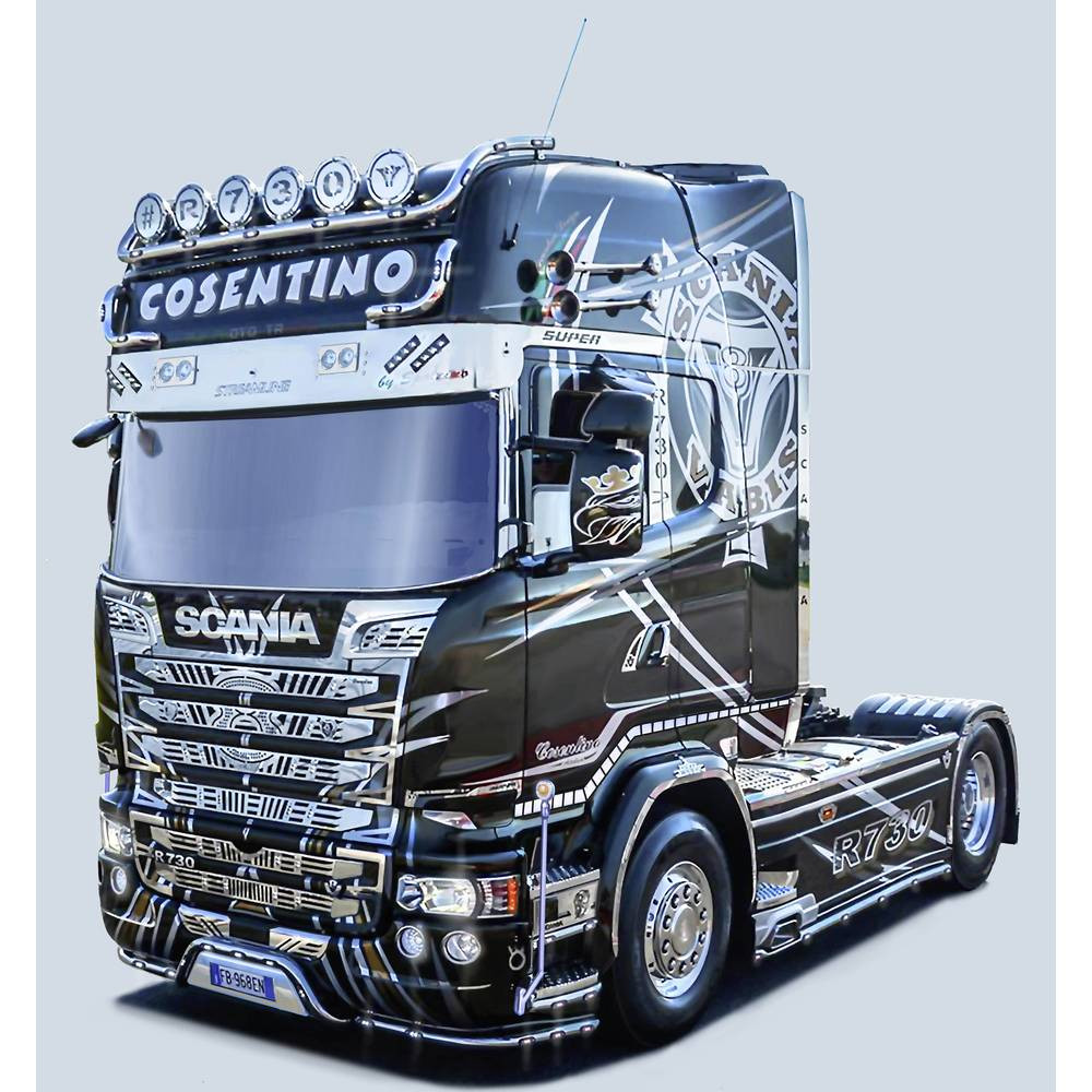 Italeri 3952 SCANIA R730 Streamline Show Truck Vrachtwagen (bouwpakket) 1:24