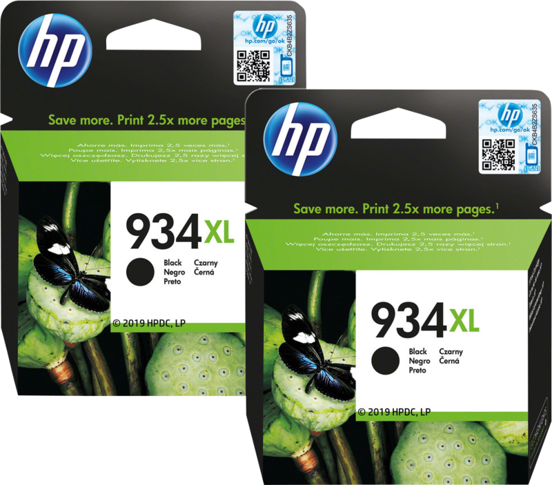 HP 934XL Cartridges Zwart Duo Pack