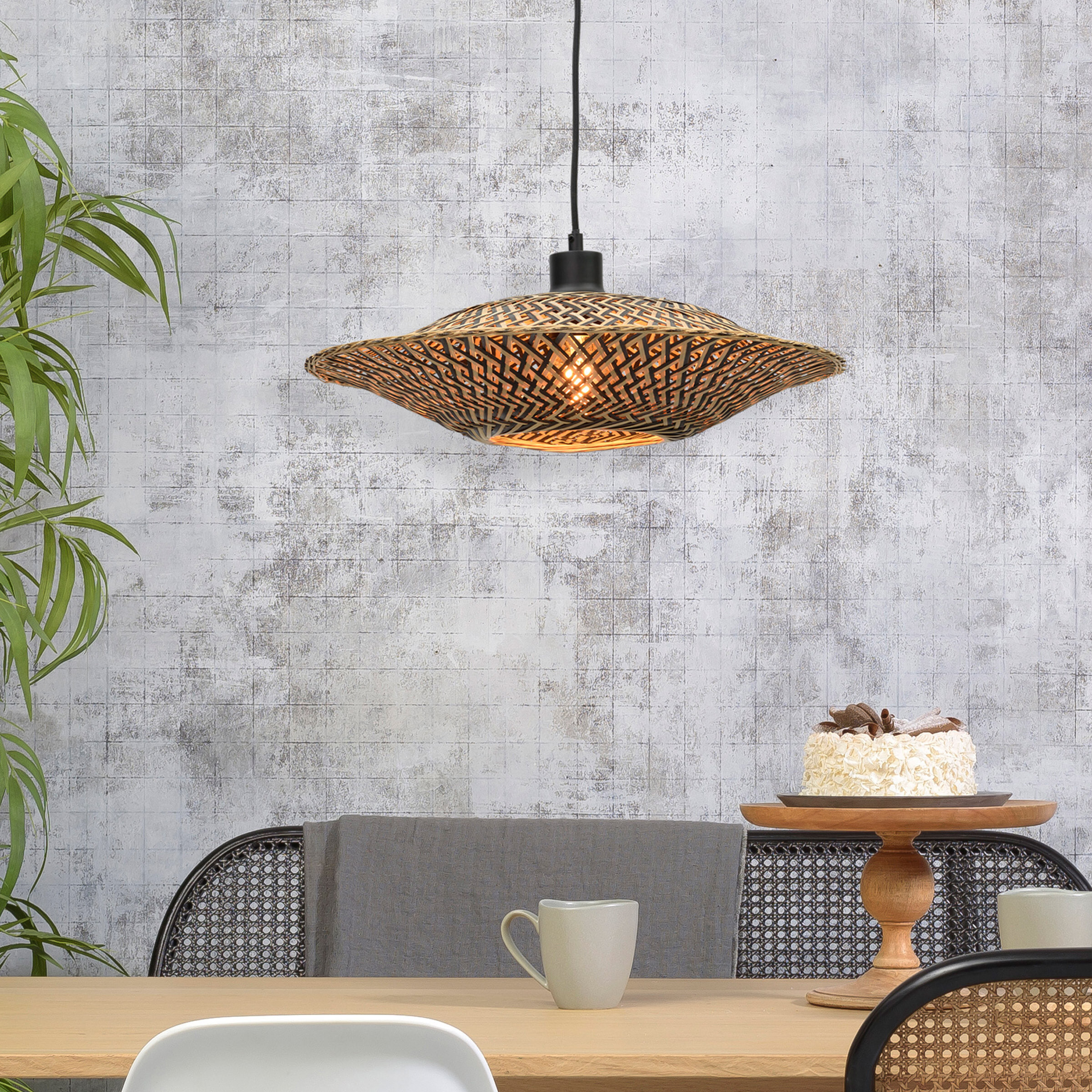 GOOD&MOJO Hanglamp 'Bali' Small, Bamboe, kleur Naturel