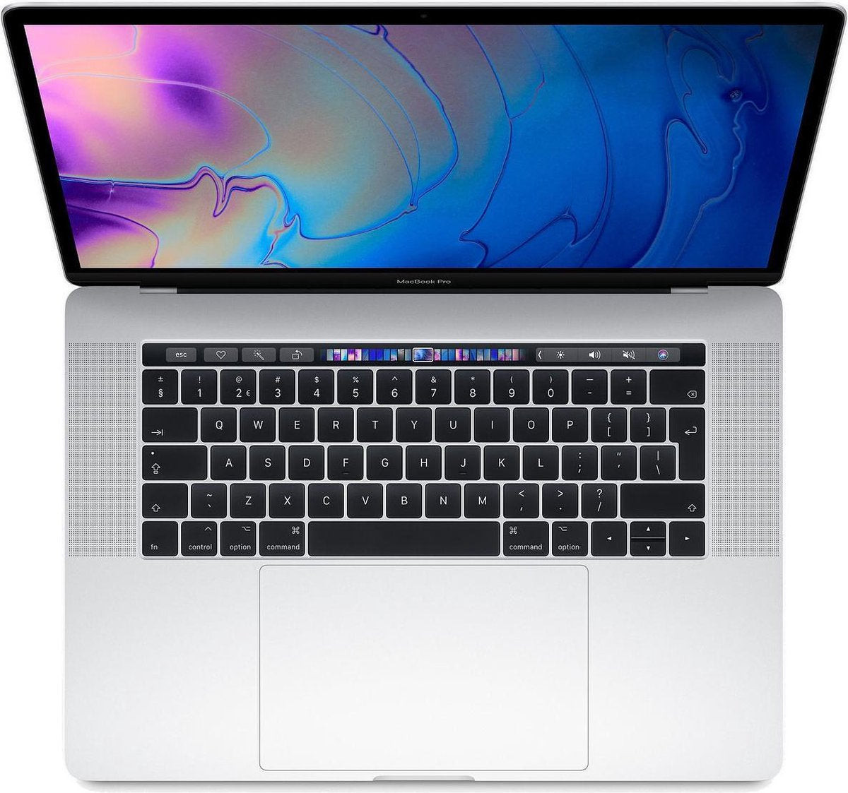 Refurbished MacBook Pro 15 inch Touchbar i9 2.3 512 GB Silver 16 GB