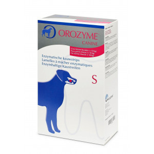 Orozyme enzymatische kauwstrips S voor de hond 2 x 224 g