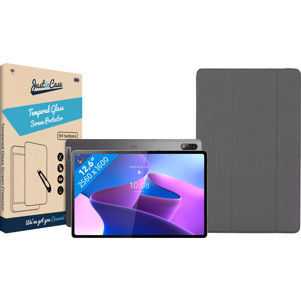 Lenovo Tab P11 128GB Wifi + 4G Grijs + Beschermingspakket