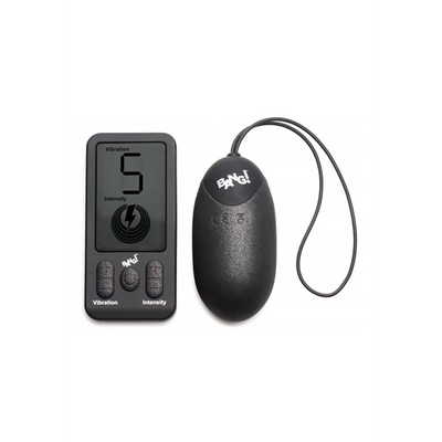 XR Brands Vibrating Silicone XL Egg with Remote Control and 25 Speeds