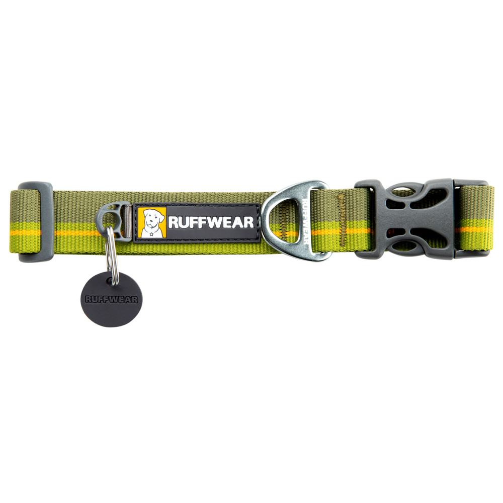 Ruffwear Hondenhalsband Flat Out Collar, groen, Maat: 51cm-66cm