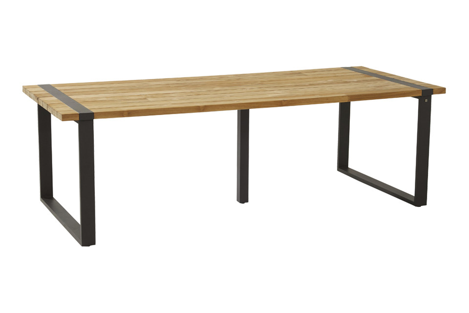 Taste Alto tuintafel - teak hout - 240x100 cm.