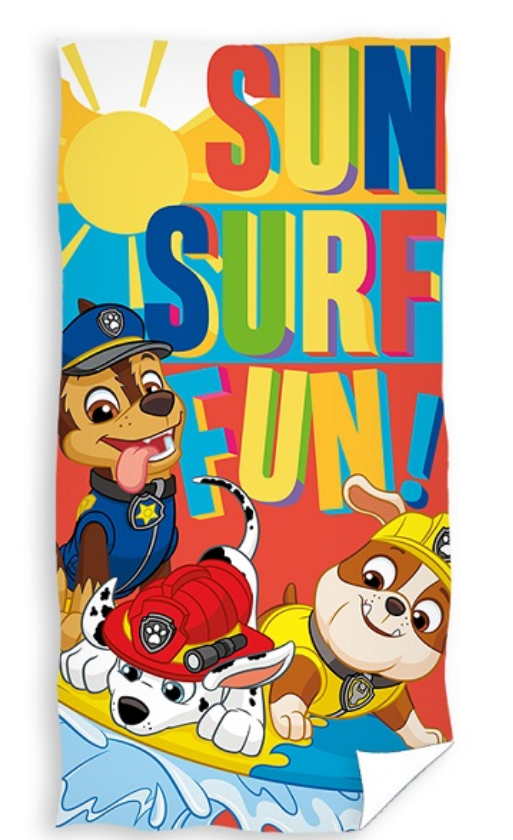 Paw Patrol strandlaken Sun, Surf, Fun 70 x 140 cm