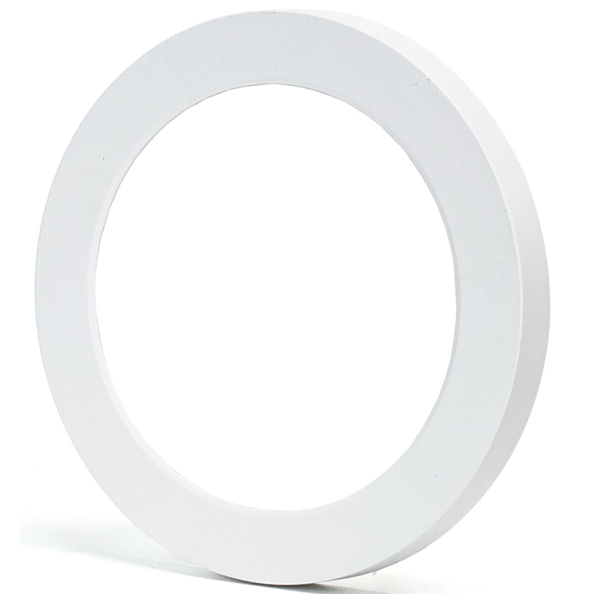 LED Downlight Pro - Aigi Foka - Inbouw/Opbouw - Rond - 12W - Helder/Koud Wit 6000K - Mat Wit - Kunststof