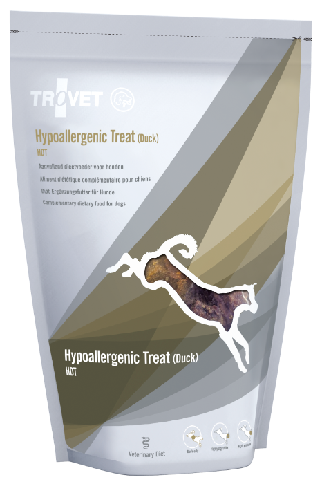 Trovet Hypoallergenic Treat HDT Eend hondensnacks - 250 gram