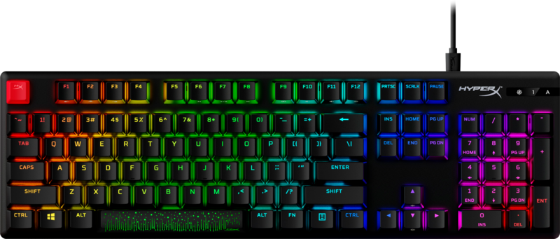 HyperX Alloy Origins PBT HX Aqua Tactile Mechanisch Gaming Toetsenbord