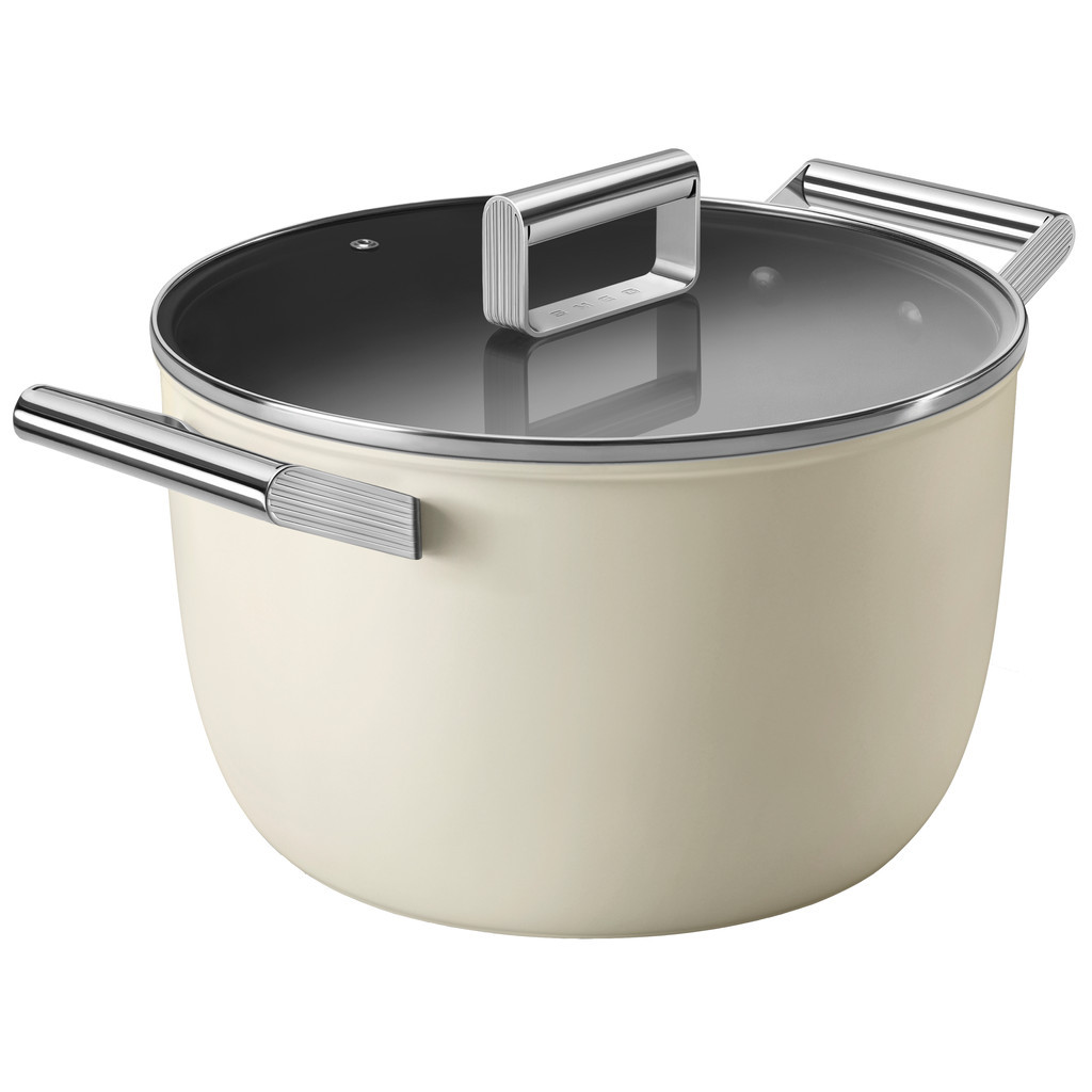 SMEG Kookpan 26 cm Crème