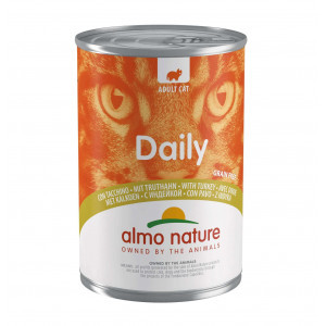 Almo Nature Daily met kalkoen natvoer kat (400 g) 12 x 400 g