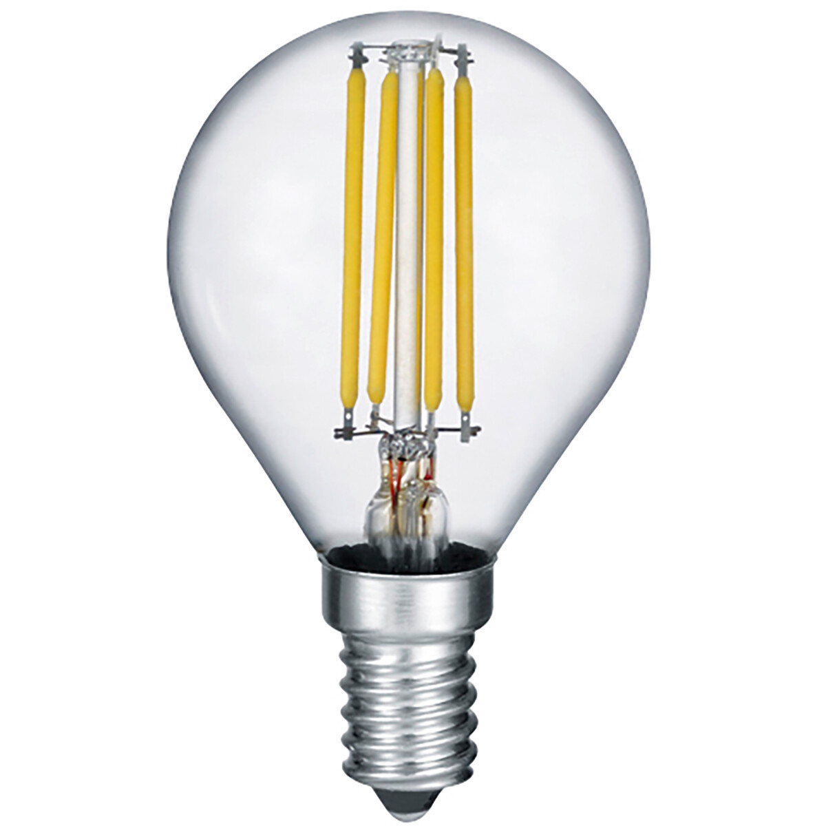 LED Lamp - Filament - Trion Tropin - E14 Fitting - 2W - Warm Wit-2700K - Transparant Helder - Glas