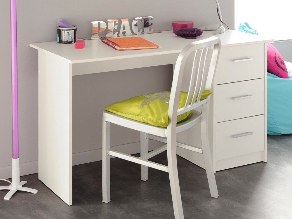 Bureau INFINITY 3 lades wit