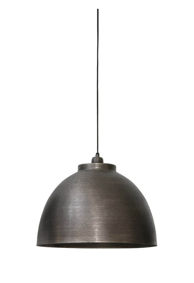 Light & Living Hanglamp 'Kylie' 45cm, donker ruw nikkel