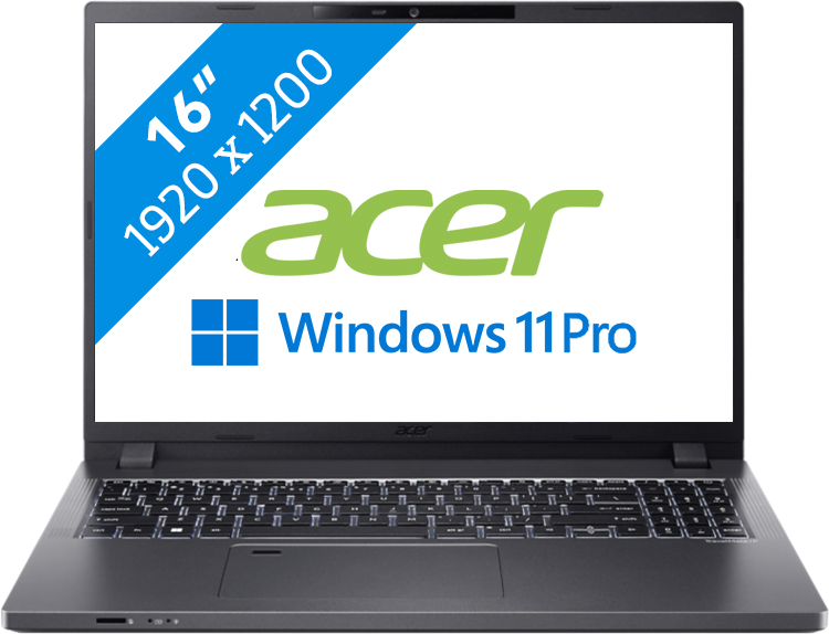 Acer TravelMate P2 16 (TMP216-51-TCO-71W7) QWERTY