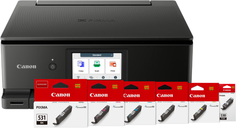 Canon PIXMA TS8750 + 1 set extra inkt