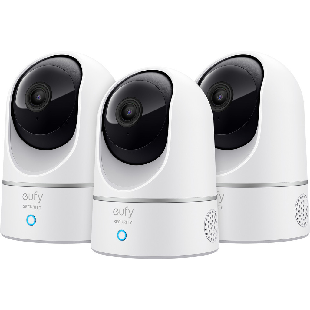 Eufy by Anker Indoor Cam 2K Pan & Tilt 3-Pack