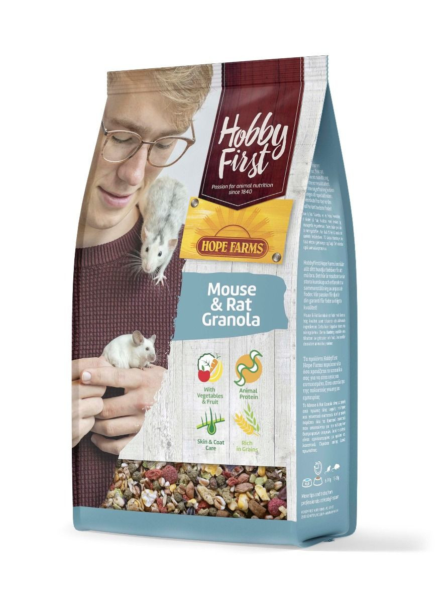 Hobby First Hope Farms mouse&rat granola 800gr