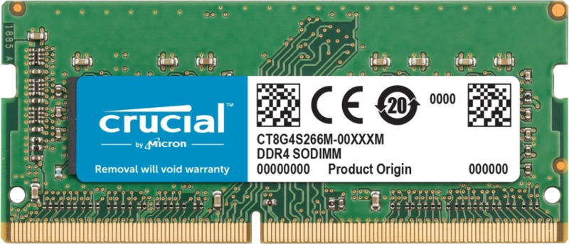 Crucial 32GB 3200MHz DDR4 SODIMM (1x32GB)