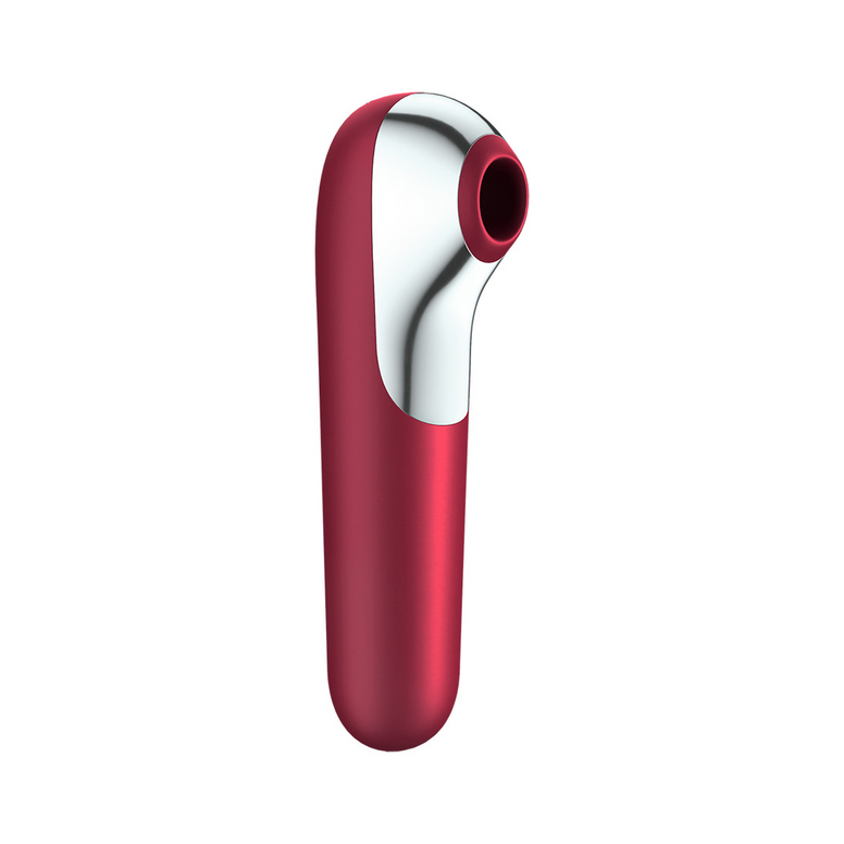 Dual Love - Air Pulse Vibrator - Red