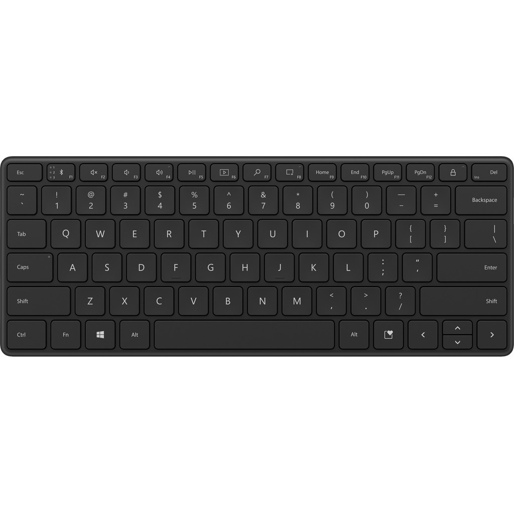 Microsoft Designer Compact Toetsenbord Bluetooth Zwart QWERTY