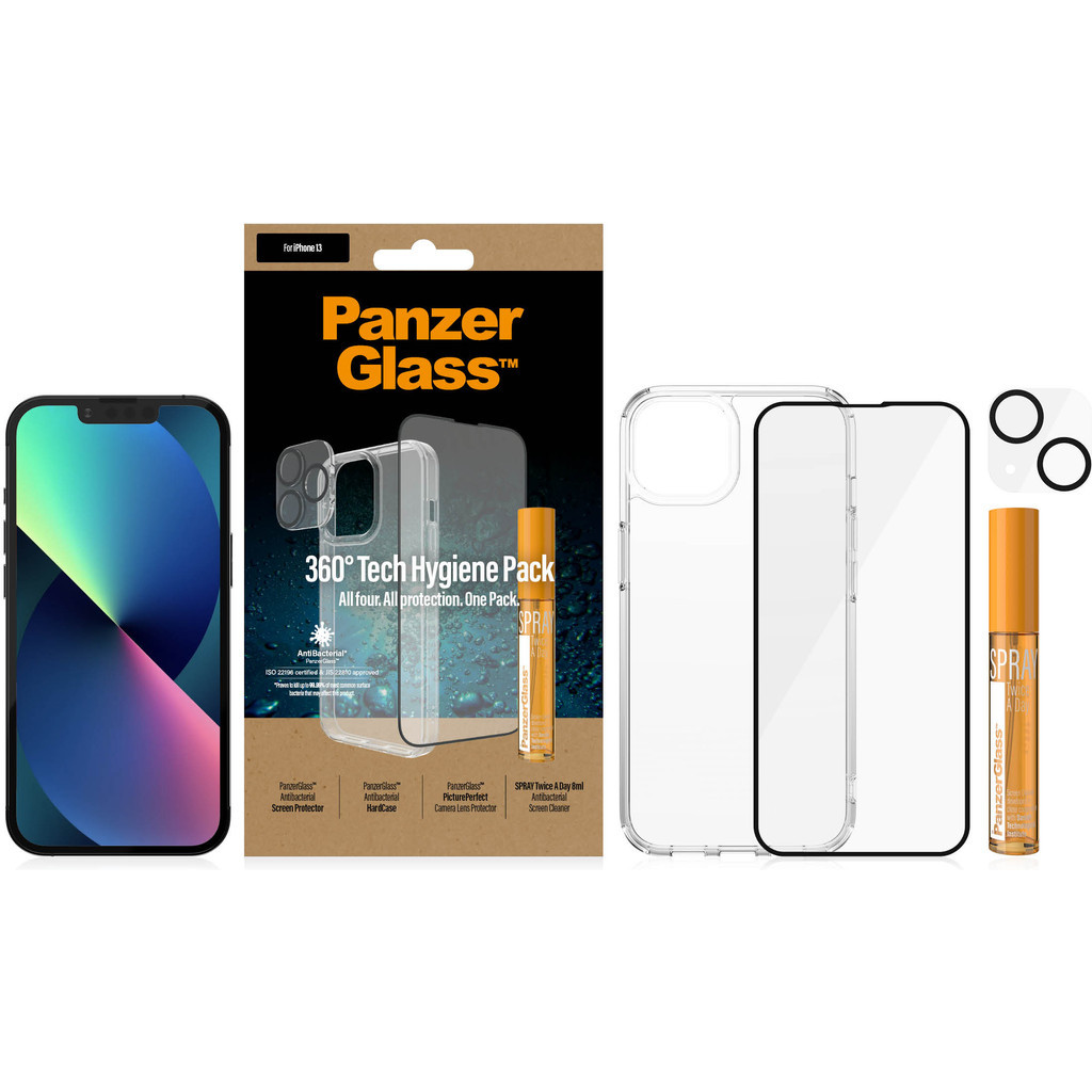 PanzerGlass All-In-One iPhone 13 Beschermingspakket