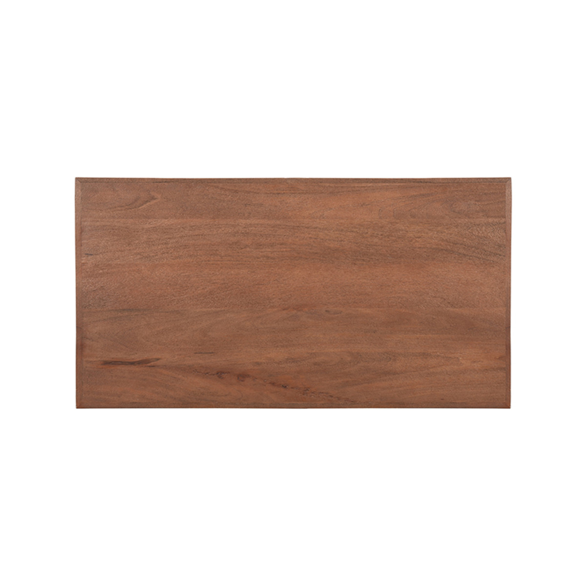 LABEL51 Eetkamertafel Tafelblad Straight Edge - Espresso - Mangohout - 120 cm Straight