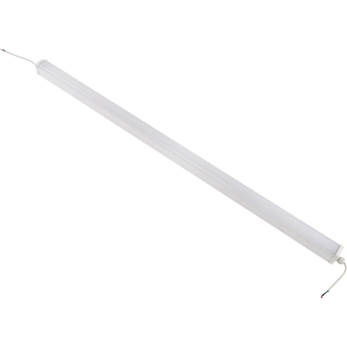 LED TL Armatuur - LED Balk - Aigi Haras - 50W - Waterdicht IP65 - Natuurlijk Wit 4000K - Mat Wit - Kunststof - 150cm