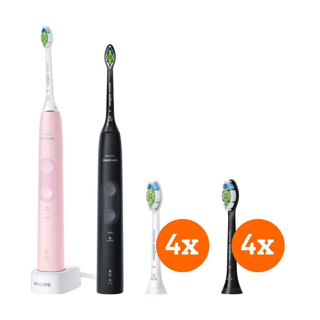 Philips Sonicare ProtectiveClean 4500 HX6830/35 + Optimal White opzetborstels (8 stuks)