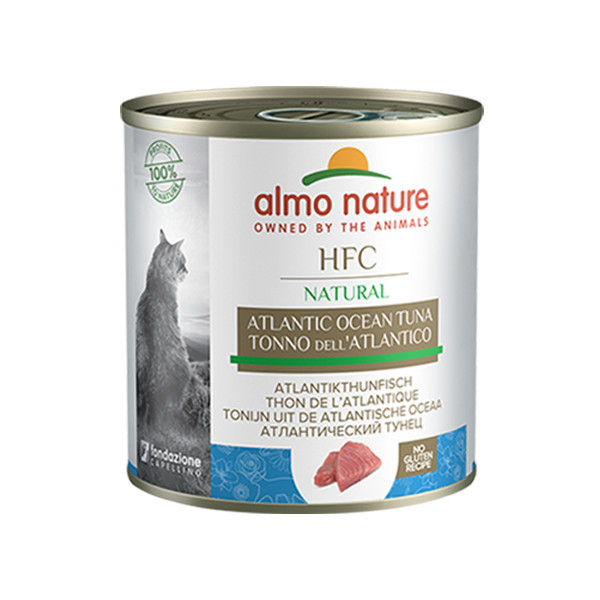 Almo Nature HFC Natural Atlantische tonijn natvoer kat (280 g) 6 x 280 g