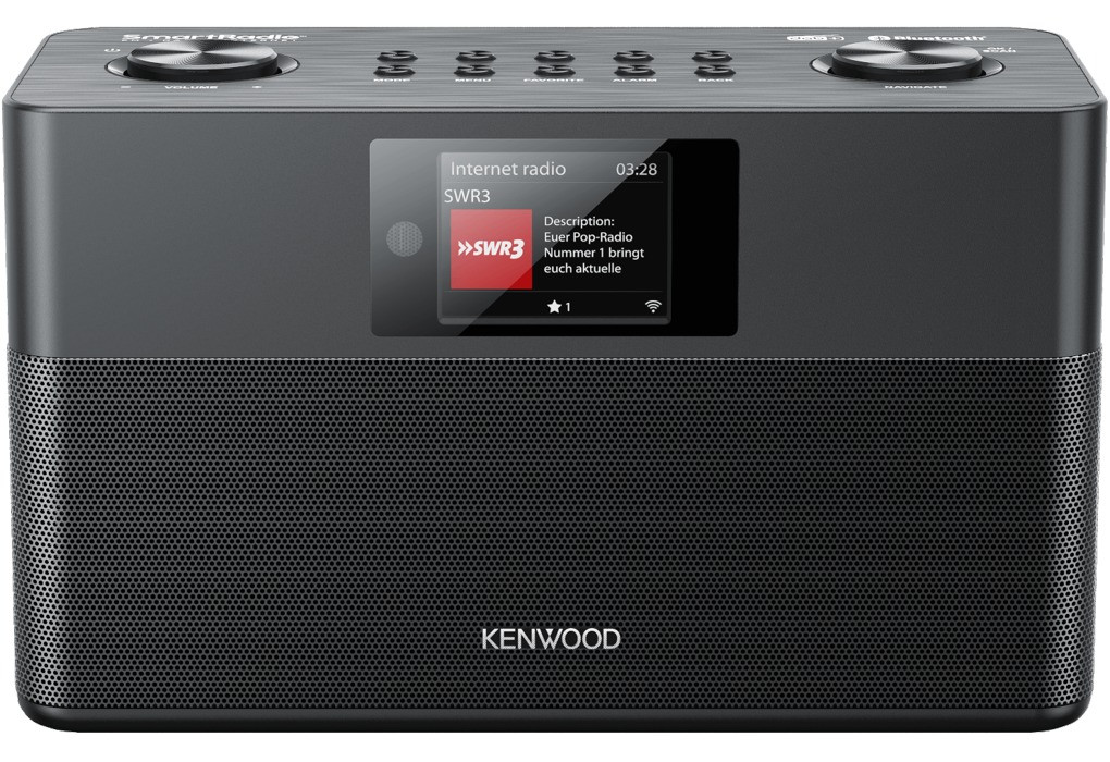 Kenwood CR-ST100 Hybride radio Zwart