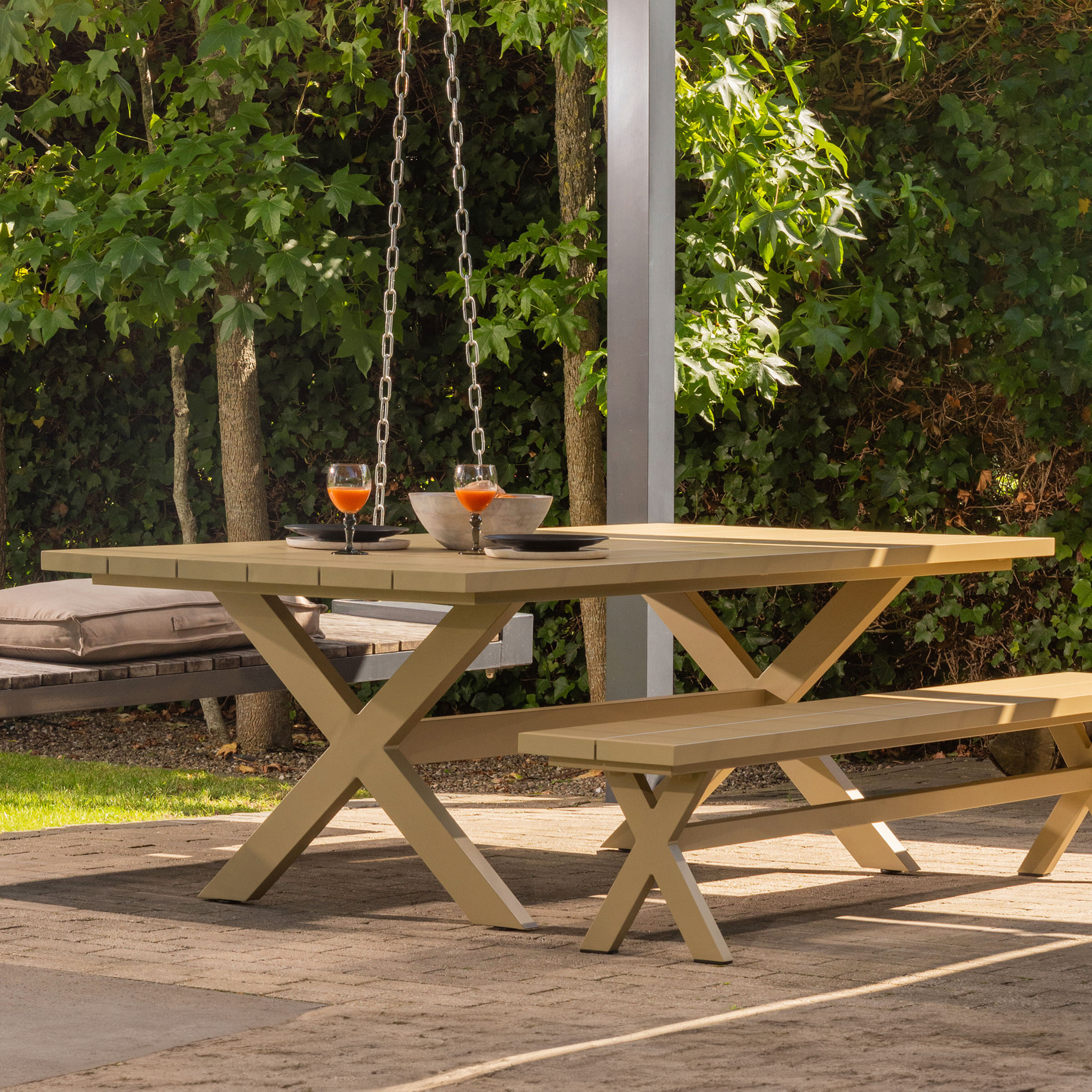 Exotan Picknicktafel Delta 220 x 105cm