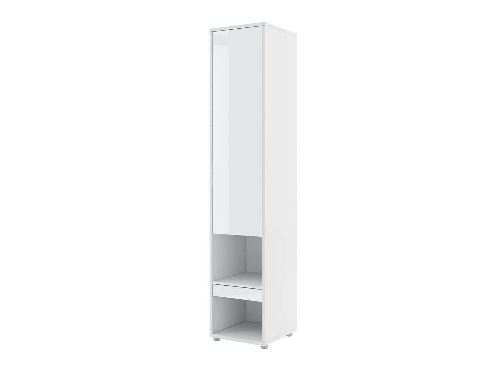 Kast CONCEPTION PRO 1 deur 1 lade wit/glanzend wit