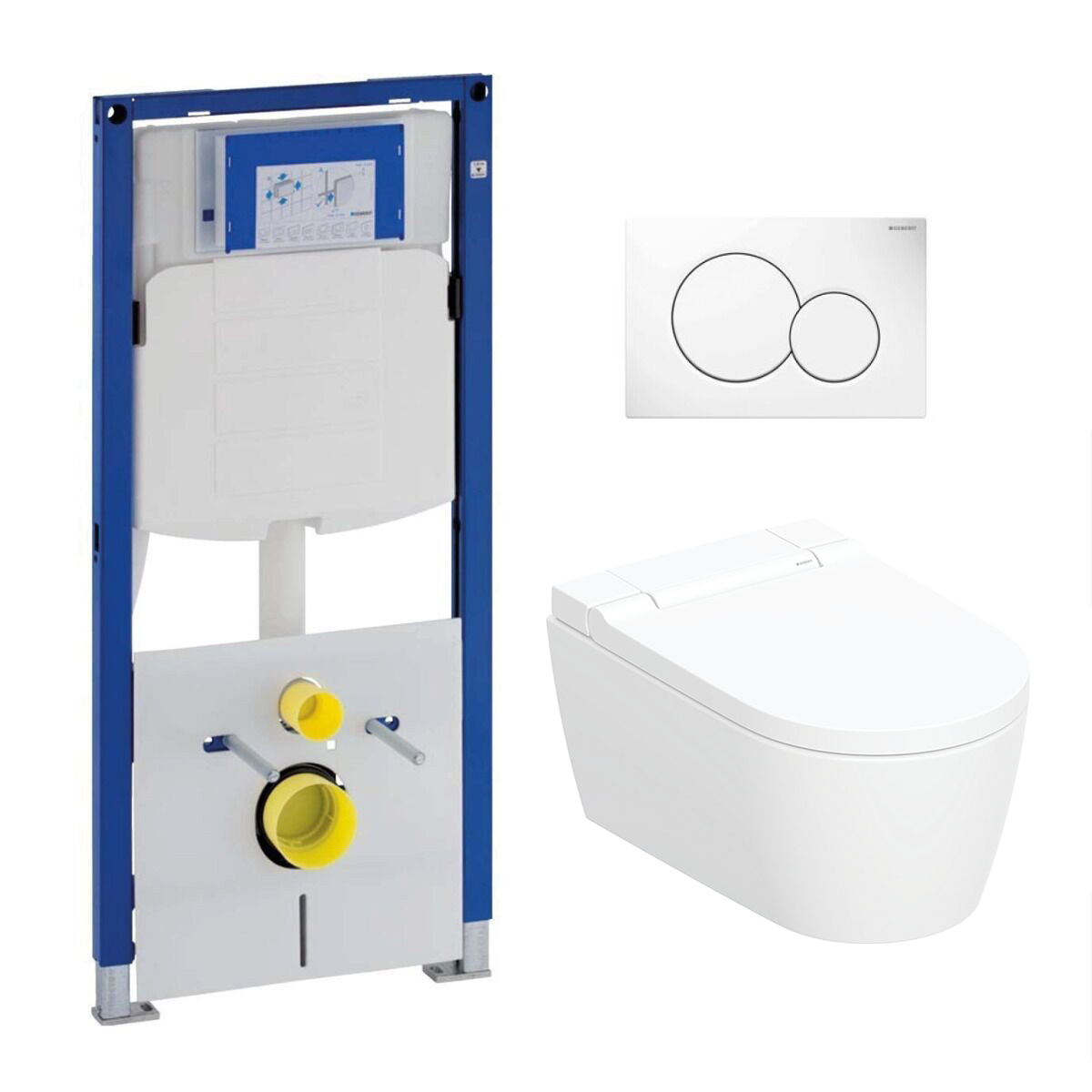 Geberit UP320 toiletset met Geberit AquaClean Sela douche wc