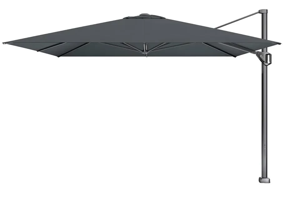 Platinum | Zweefparasol Challenger T¹ Telescoop Premium 350 x 350 cm | Faded Black