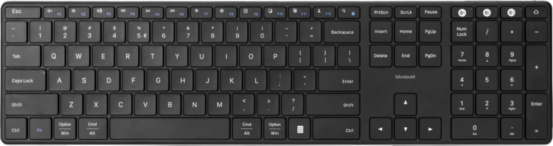 BlueBuilt Draadloos Bluetooth Toetsenbord QWERTY