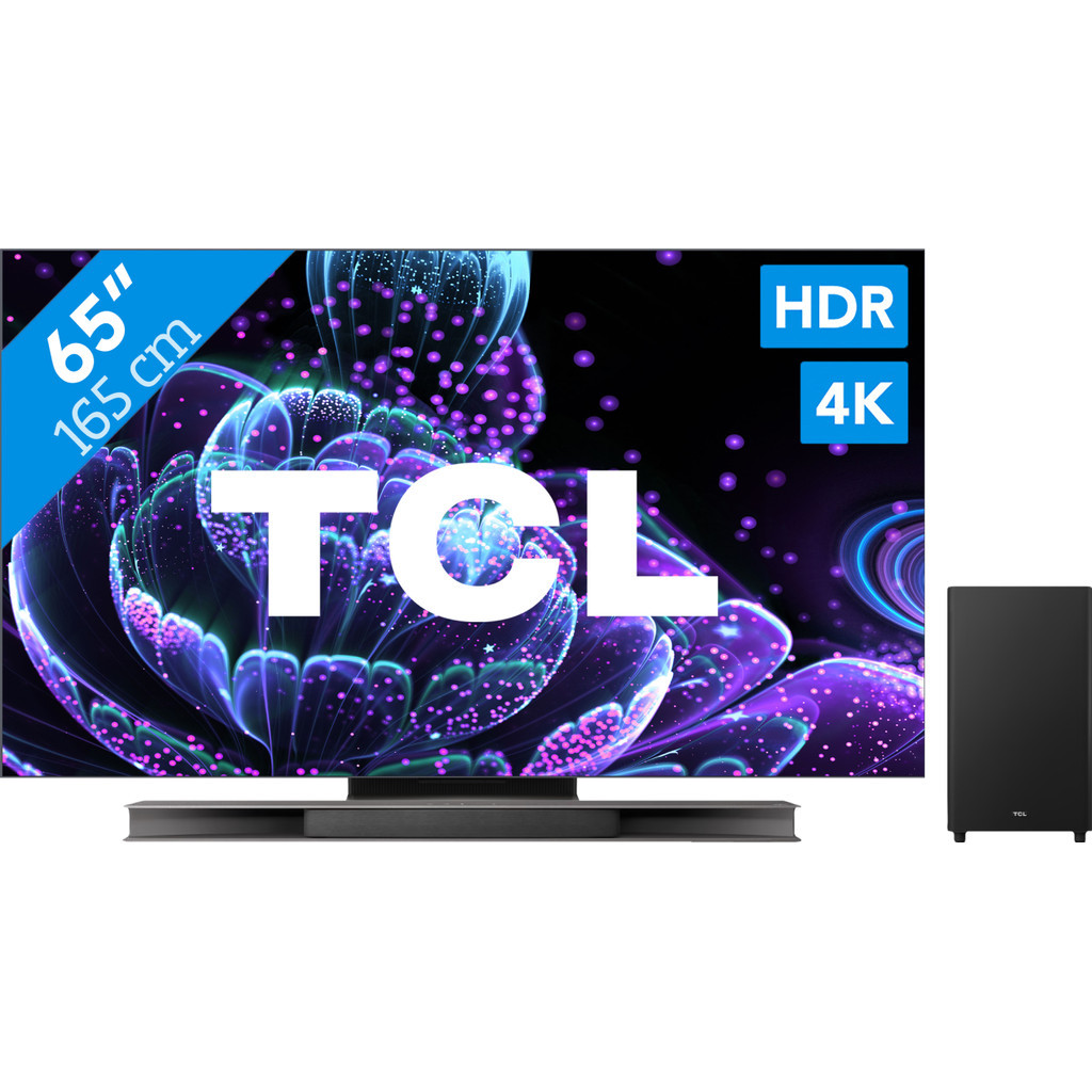 TCL QLED 65C831 (2022) + Soundbar