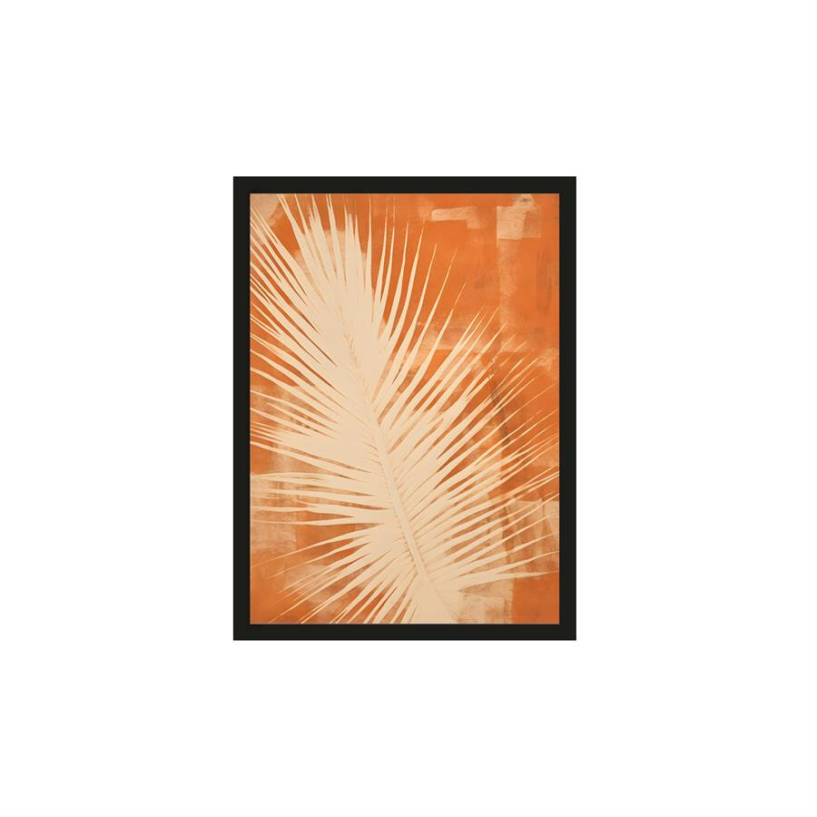 Urban Cotton Artprint Rusty Leaf 30 x 40cm - Meerkleurig