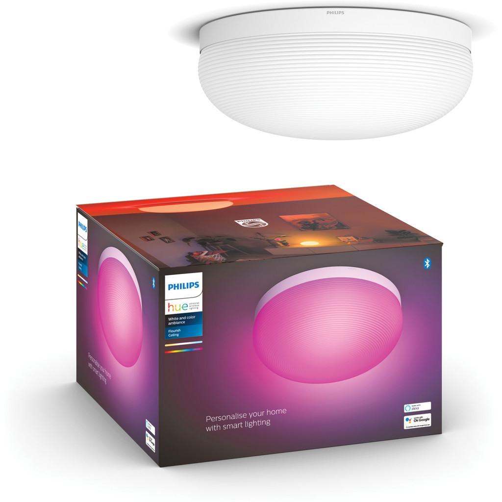 Philips Hue Flourish plafondlamp White & Color Wit