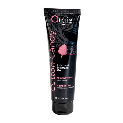 Orgie Lube Tube Cotton Candy - Waterbased Lubricant - 3 fl oz / 100 ml