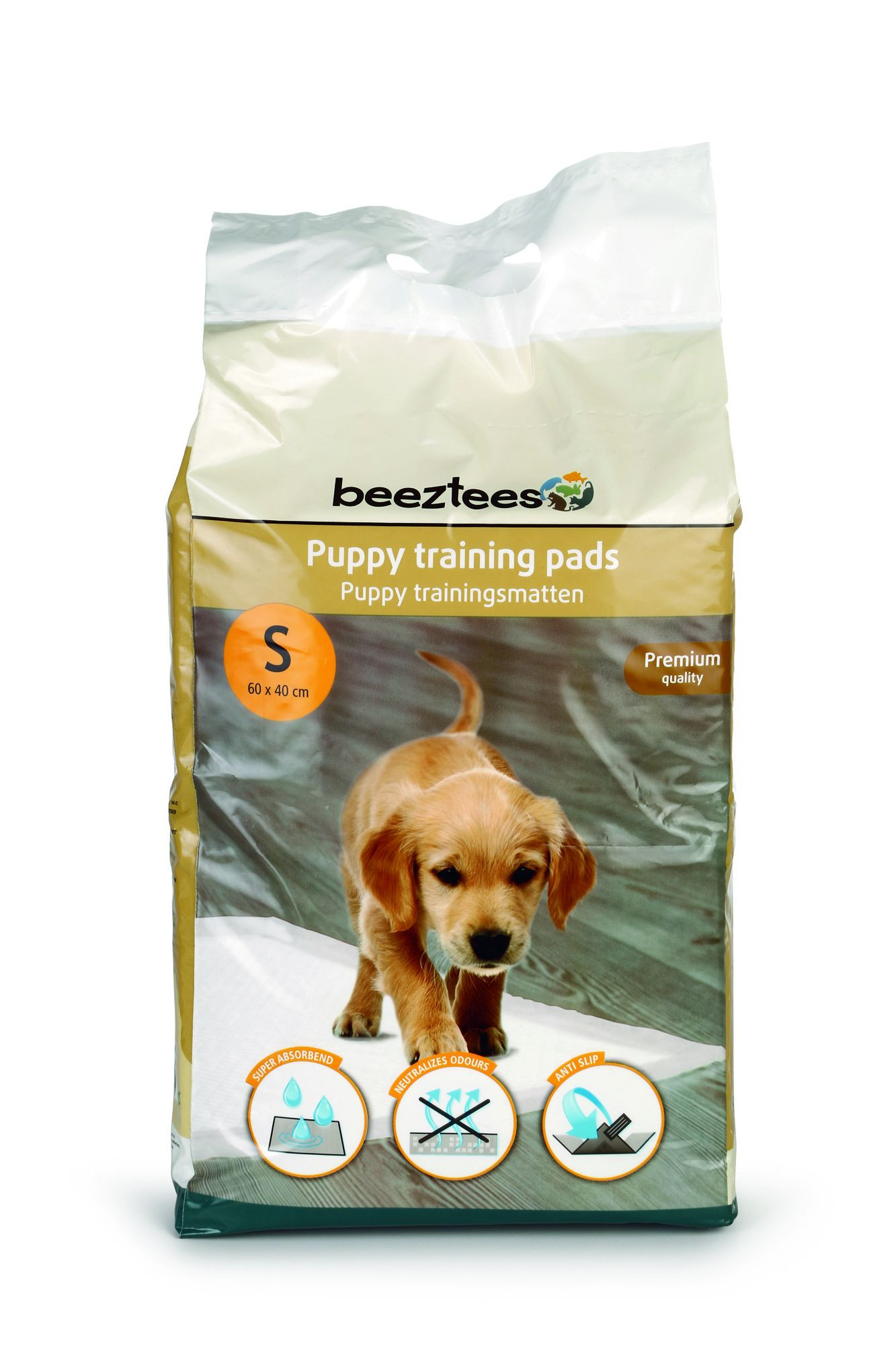 Beeztees Puppy Trainingsmatten S 60 x 40cm 20st