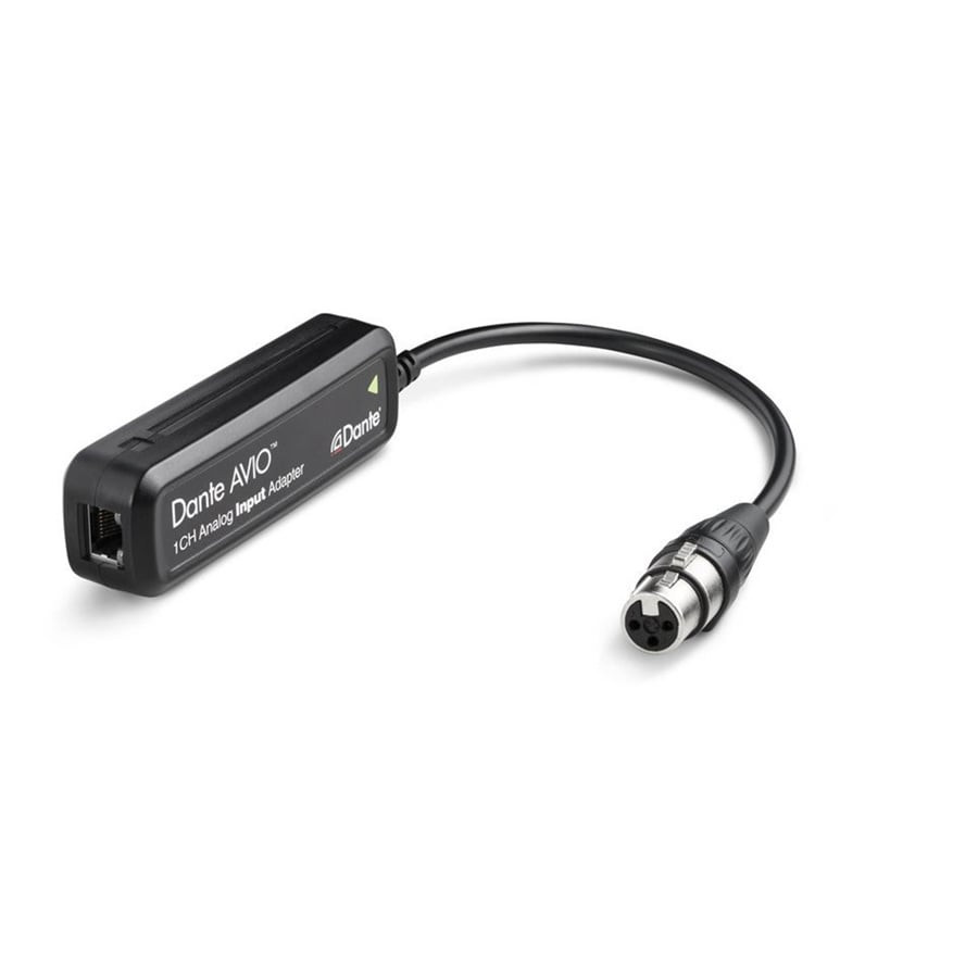 Dante Avio analog input adapter 1x0 XLR