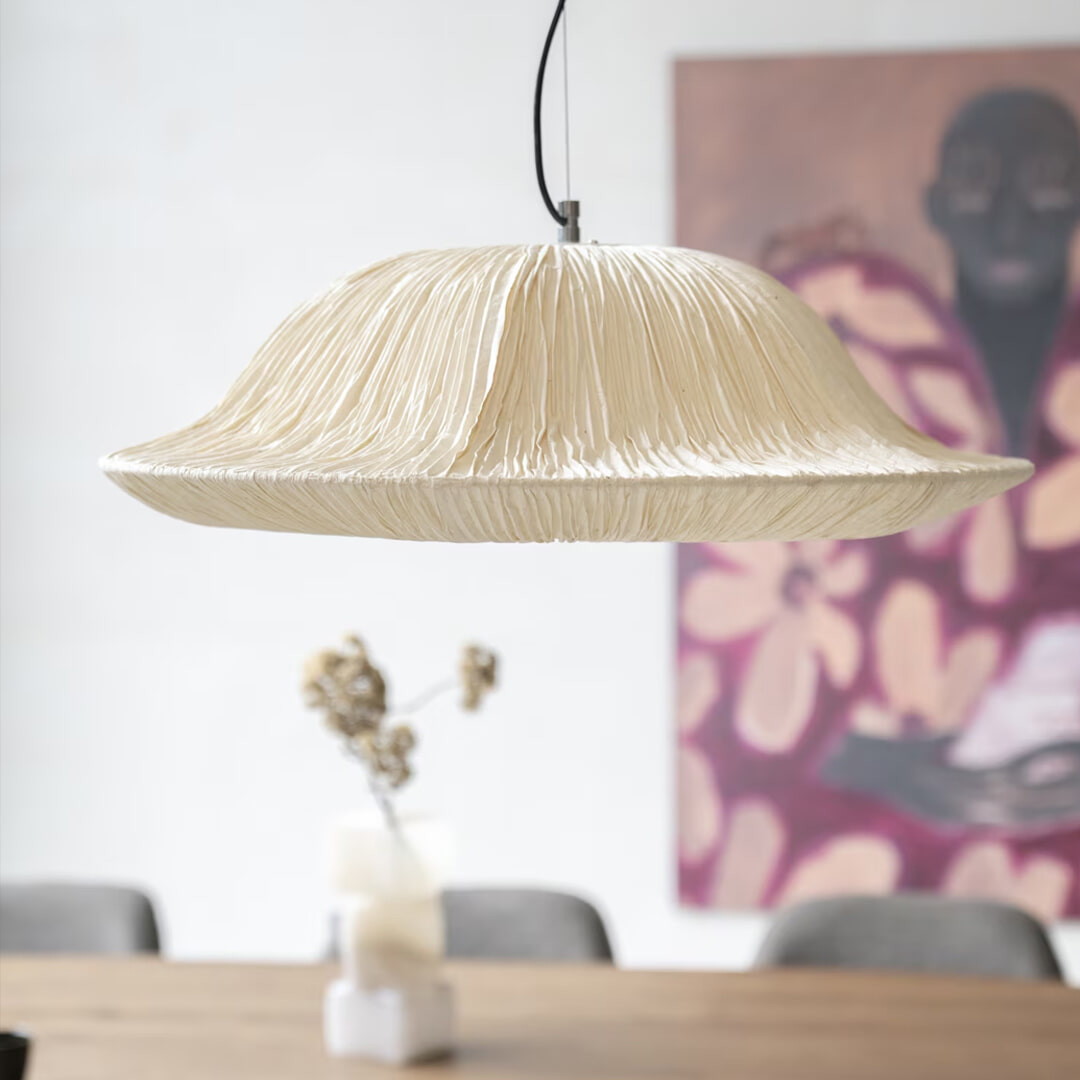 By-Boo Hanglamp 'Lokta' Handgeschept papier, 63cm