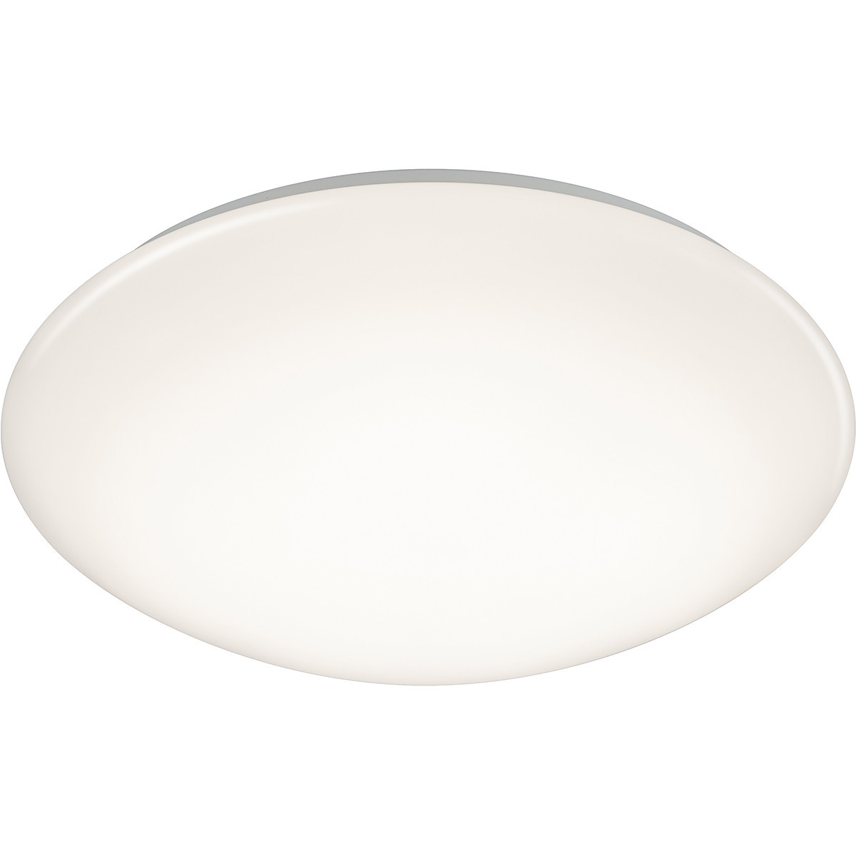 LED Plafondlamp met Bewegingssensor - Trion Poly - Opbouw Rond 12W - Spatwaterdicht IP44 - Warm Wit 3000K - 360° - Mat Wit