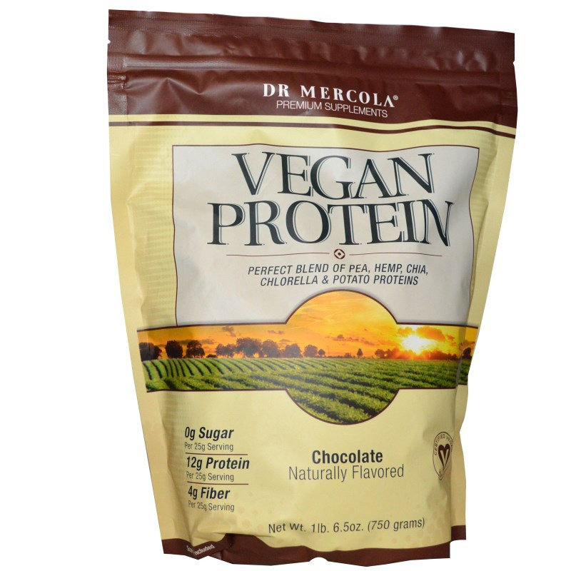 Vegan Protein Chocolate (750 g) - Dr. Mercola