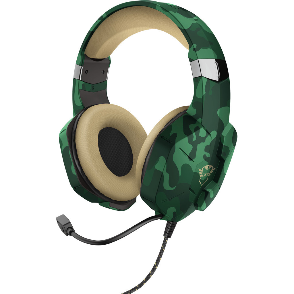 Trust GXT 323C Carus Bedrade Gaming headset Jungle Camo