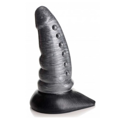 XR Brands Beastly - Tapered Bumpy Silicone Dildo