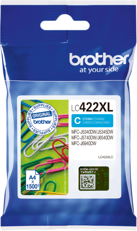 Brother LC-422XL Cartridge Cyaan