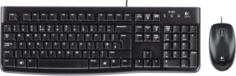 Logitech MK120 Toetsenbord en Muis QWERTY