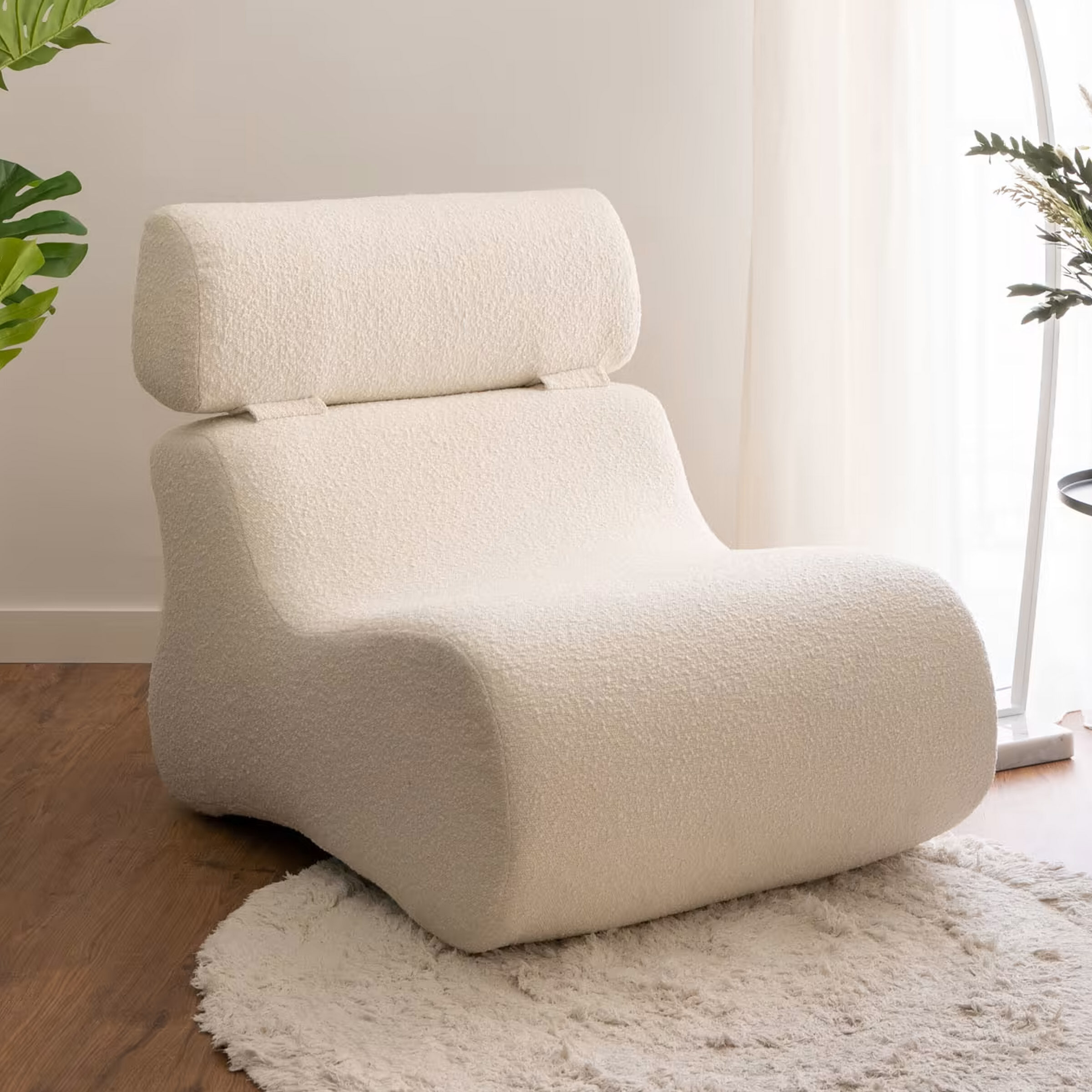 Kave Home Fauteuil Club Bouclé